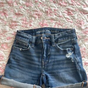 American Eagle Light Blue 'The Dream Short' Denim Shorts